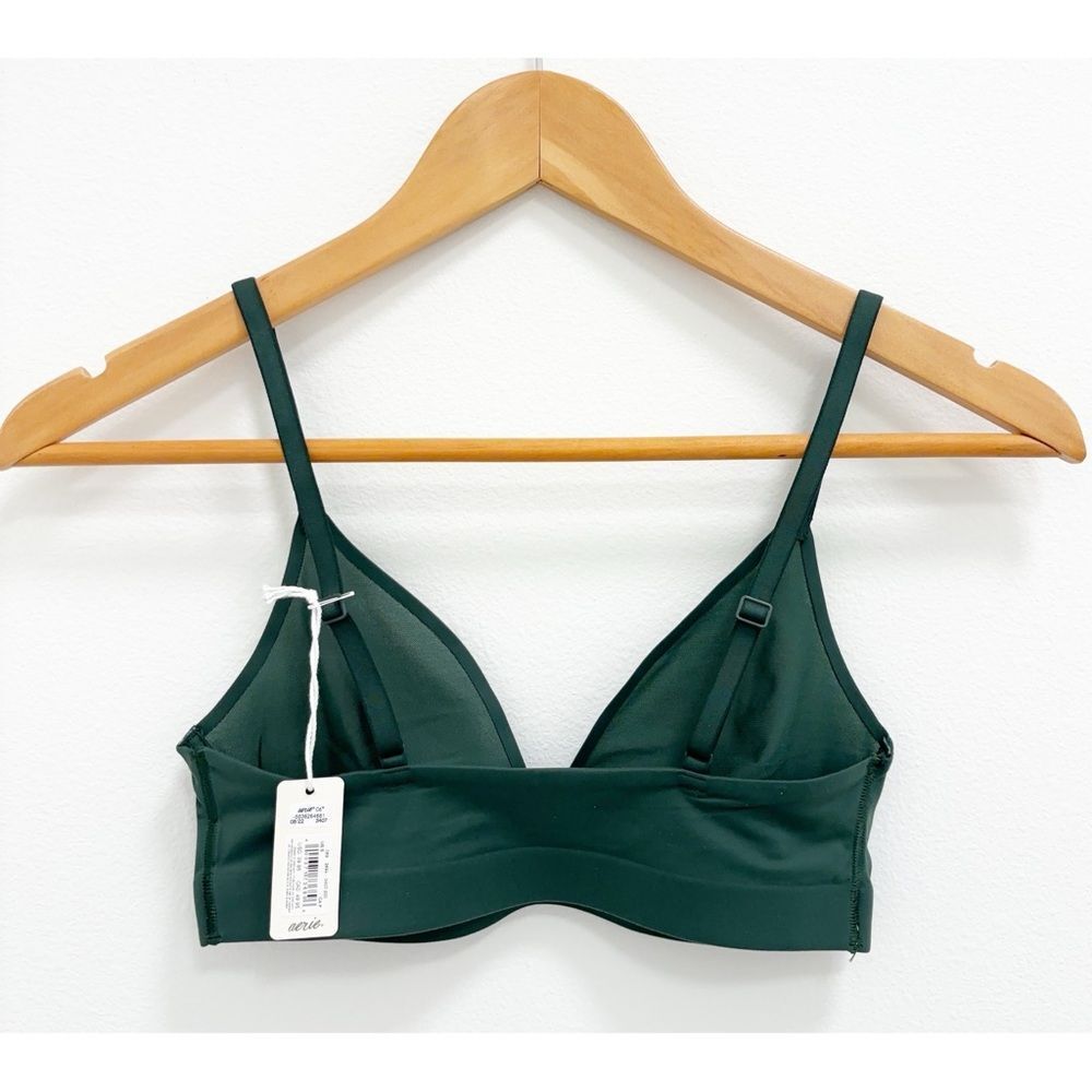 NWT Aerie SMOOTHEZ Mesh Bralette Sycamore Womens Size XS Extra Small - Picture 9 of 9